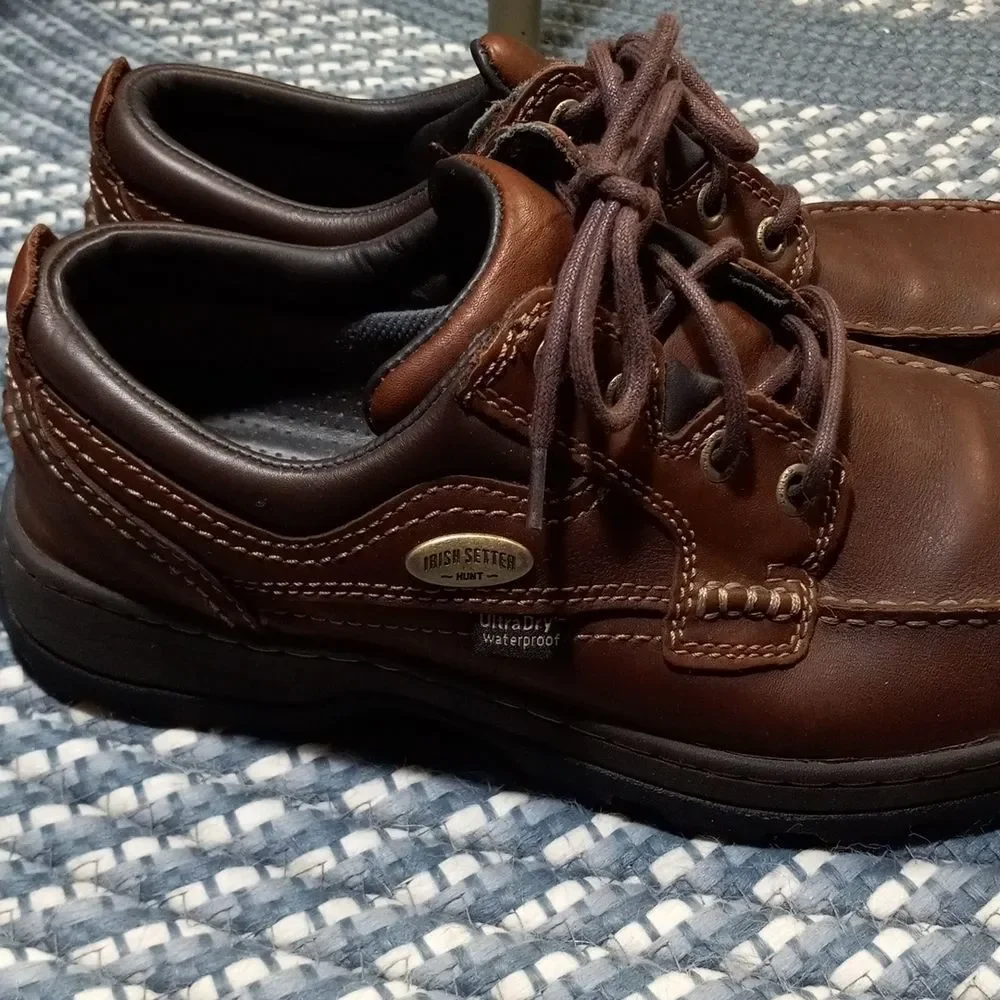 Red Wing Shoes Irish Setter Hunt Leather Oxford UltraDry waterproof men's 9.5 D - Picture 3 of 16
